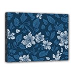 Pattern Flower Nature Canvas 16  x 12  (Stretched)
