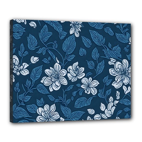 Pattern Flower Nature Canvas 20  x 16  (Stretched) from ArtsNow.com