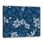 Pattern Flower Nature Canvas 20  x 16  (Stretched)