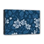 Pattern Flower Nature Deluxe Canvas 18  x 12  (Stretched)