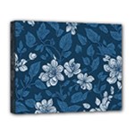 Pattern Flower Nature Deluxe Canvas 20  x 16  (Stretched)