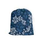 Pattern Flower Nature Drawstring Pouch (Large)