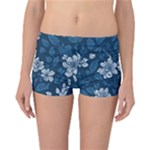 Pattern Flower Nature Reversible Boyleg Bikini Bottoms