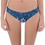 Pattern Flower Nature Reversible Hipster Bikini Bottoms