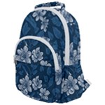 Pattern Flower Nature Rounded Multi Pocket Backpack