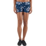 Pattern Flower Nature Yoga Shorts