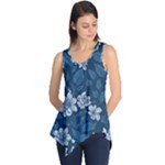 Pattern Flower Nature Sleeveless Tunic