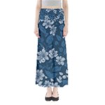 Pattern Flower Nature Full Length Maxi Skirt