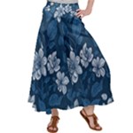 Pattern Flower Nature Women s Satin Palazzo Pants