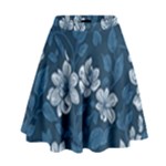 Pattern Flower Nature High Waist Skirt