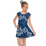 Pattern Flower Nature Kids  Cap Sleeve Dress