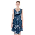 Pattern Flower Nature Racerback Midi Dress