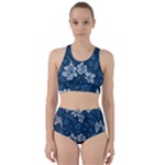 Pattern Flower Nature Racer Back Bikini Set