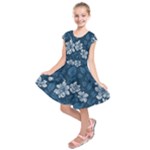 Pattern Flower Nature Kids  Short Sleeve Dress