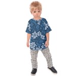 Pattern Flower Nature Kids  Raglan T-Shirt
