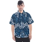 Pattern Flower Nature Men s Short Sleeve Shirt