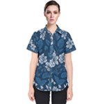 Pattern Flower Nature Women s Short Sleeve Shirt