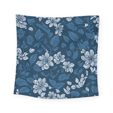 Pattern Flower Nature Square Tapestry (Small) from ArtsNow.com
