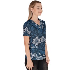 Women s V-Neck Scrub Top 