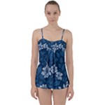 Pattern Flower Nature Babydoll Tankini Set