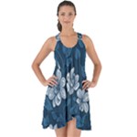 Pattern Flower Nature Show Some Back Chiffon Dress