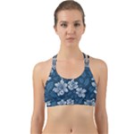 Pattern Flower Nature Back Web Sports Bra