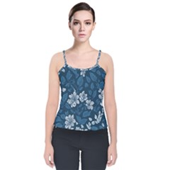 Velvet Spaghetti Strap Top 