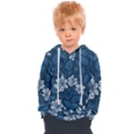 Pattern Flower Nature Kids  Overhead Hoodie