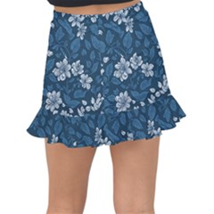 Fishtail Mini Chiffon Skirt 