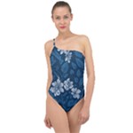 Pattern Flower Nature Classic One Shoulder Swimsuit