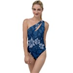 Pattern Flower Nature To One Side Swimsuit