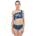 Pattern Flower Nature Spliced Up Two Piece Swimsuit