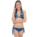 Pattern Flower Nature Tie It Up Bikini Set