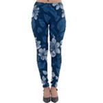 Pattern Flower Nature Lightweight Velour Leggings