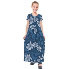 Kids  Short Sleeve Maxi Dress 