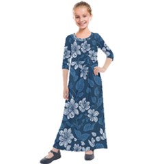 Kids  Quarter Sleeve Maxi Dress 