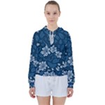 Pattern Flower Nature Women s Tie Up Sweat