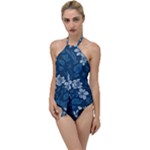 Pattern Flower Nature Go with the Flow One Piece Swimsuit
