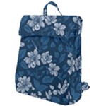 Pattern Flower Nature Flap Top Backpack