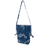 Pattern Flower Nature Folding Shoulder Bag