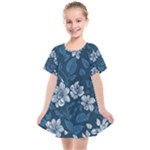 Pattern Flower Nature Kids  Smock Dress