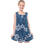 Pattern Flower Nature Kids  Cross Back Dress