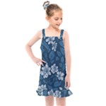 Pattern Flower Nature Kids  Overall Dress