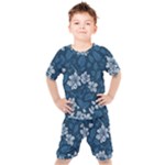 Pattern Flower Nature Kids  T-Shirt and Shorts Set
