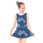 Pattern Flower Nature Kids  Skater Dress Swimsuit