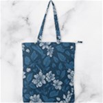 Pattern Flower Nature Double Zip Up Tote Bag