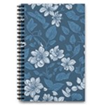 Pattern Flower Nature 5.5  x 8.5  Notebook
