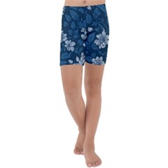 Kids  Lightweight Velour Capri Yoga Leggings 