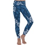 Pattern Flower Nature Kids  Lightweight Velour Classic Yoga Leggings