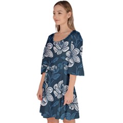 Velour Kimono Dress 